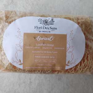 savon luffa abricot