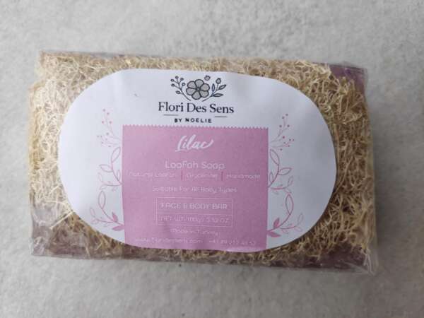 savon luffa lila