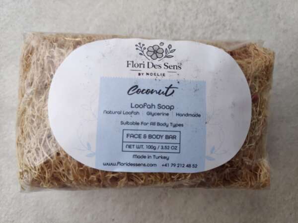 savon luffa noix de coco