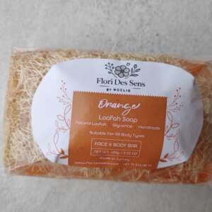 savon luffa orange