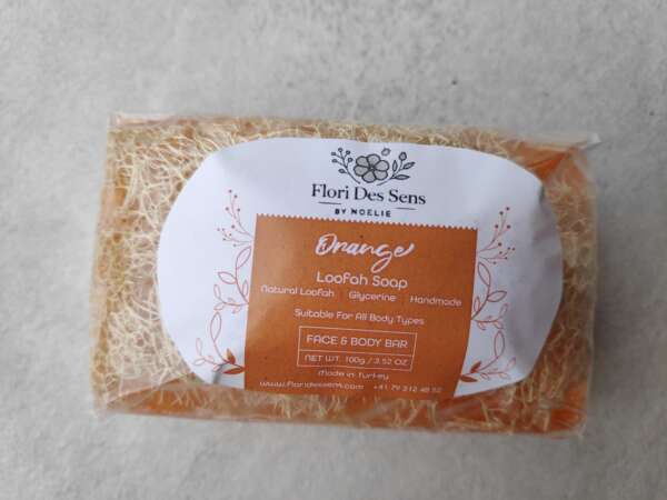 savon luffa orange